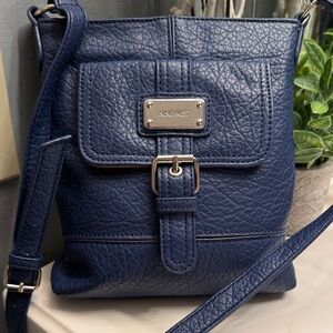 Nine West Navy Crossbody Bag with Buckle